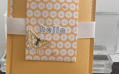 Double Pocket Card Using Pocket Thoughts Dies