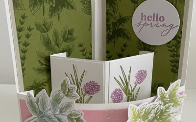 Hello Spring Bendy Card- An Alternative From February’s Paper Pumpkin