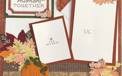 đ Double Page Layout: Fall Elegance Meets Handmade Charm đ