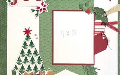 🎄 Cozy Christmas Scrapbook Spread – Two Pages of Holiday Cheer!