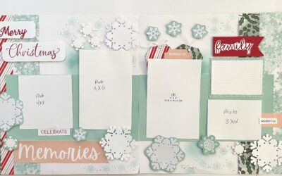 A Festive Scrapbook Layout with the “Snow Day” Kit