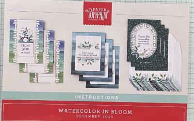 Watercolor in Bloom | December Paper Pumpkin Reveal & Creative Plans