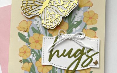 How to Make Card #3 from the Butterfly Garden Kit