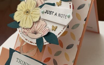 Pop‑Up Easel Card Using Crisp Cantaloupe- new 2026-2028 In Color