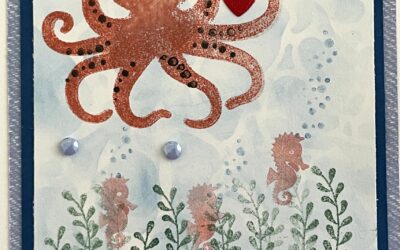 Thoughtful Octopus Card – A Cheerful Underwater Thank You
