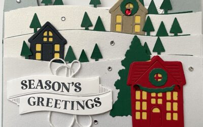 Winter Scene Fold Card Tutorial