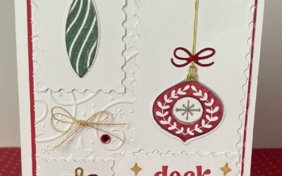 Christmas Mini Series — Festive Cheer Shape Die Card